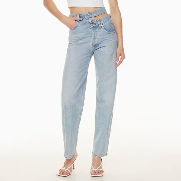 Agolde Broken Waistband Jean Size 23 - Picture 1 of 1